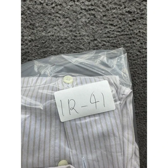 Giorgio Armani A Milano Borgonuovo 21 Button-Up Long Sleeve Shirt Mens Size 44 - Picture 11 of 11